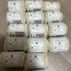 NEW angel cotton ホワイト 14玉 増減可能です