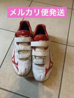 Mizuno ホワイト レッド スパイク