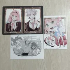 特典のみ★花秘める君のメテオール　イラストカード　ペーパー　ビジュアルボード a