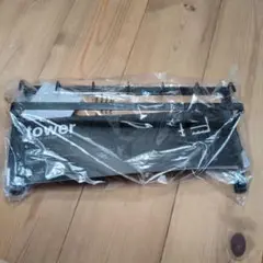 tower キッチン収納ラック ブラック