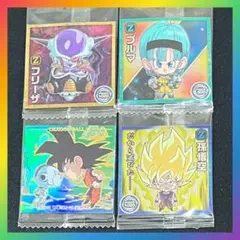 ドラゴンボールウエハースシール　被り4枚