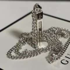 GUCCI 新品同様品　カットアウトGネックレス　喜平チェーン　極美品　925