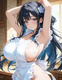 AIイラスト 美女 A4ポスター H12