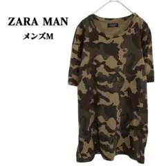 ☆ZARA MAN☆ カモフラパターン 迷彩 総柄Tシャツ