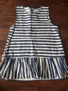 ZARA BASIC ストライプ ノースリーブ M