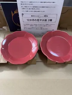 金麦花やか皿2枚セット