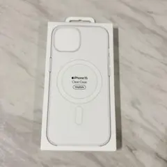【新品】iPhone15 Apple純正クリアケースMagSafe