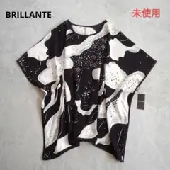 【BRILLANTE】未使用 タグ付き ゆったり 総柄 チュニック ドルマン