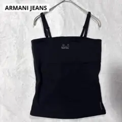 ✨美品 archive アルマーニジーンズ 40 Lセンターロゴ キャミソール