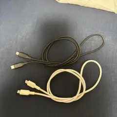Anker Lightningケーブル 2本セット 黒 白 100cm