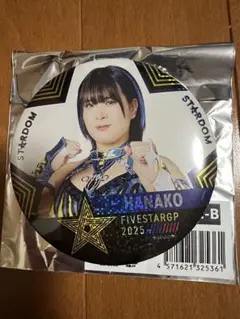 スターダム　ファイブ☆スターGP2025 ランダム缶バッジ　HANAKO