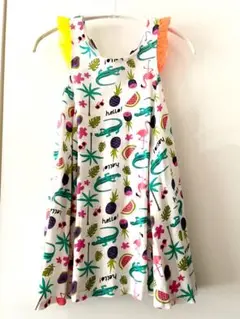 美品 カルディア 総柄 ワンピース チュニック 120cm