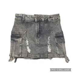 新品♡タグ付き♡未使用 CAMELLIA ジーンズ デニムミニタイトスカート