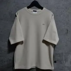 LACOSTE ワッフルTシャツ FR4 US M ベージュ