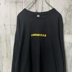 UNFAIR RULE 長袖Tシャツ XL 黒