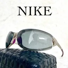 美品　90sNIKE　サングラス　V8　ブラックレンズ　シルバーフレーム