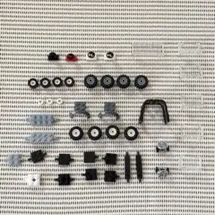 LEGO 車パーツセット タイヤ 車軸 ハンドル フロントガラス 正規品
