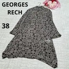 GEORGES RECH ジョルジュレッシュ シルク100 ロングスリーブ 38