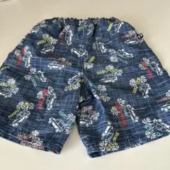 ネイビー 車とヤシの木 水着 男の子用