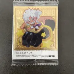 ワンピース ウエハース log12 ゴールドパラレル ルフィ 裏面N アブサロム