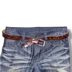 ozone rocks vintage leather belt