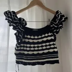 H&M ストライプ タンクトップ キャミソール
