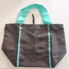 キタムラ　グレーとミントのエコバッグ