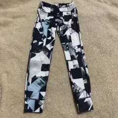 Reebok Speedwick タイツ Sサイズ 幾何学模様