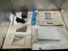 【ジャンク】ニンテンドーDS Lite ホワイト 本体 箱　付属品完備
