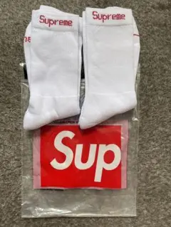【新品未使用】Supreme Hanesソックス 2足セット