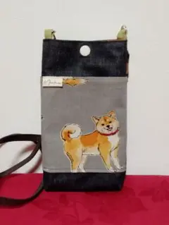 スマホショルダー大（柴犬）