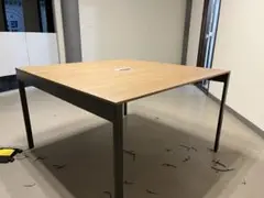 ナチュラルウッド正方形テーブル　1.2m