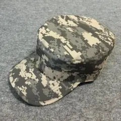 新品 デジタル迷彩 大きめ ワークキャップ ミリタリーキャップ 帽子 ゆったりめ