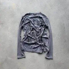PPFM - l/s cutsew letter y2k grunge 平成
