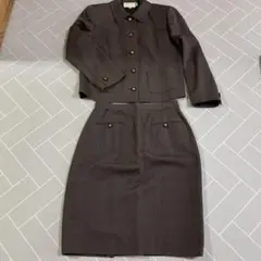 NINA RICCI ブラウン ストライプ セットアップ 13号