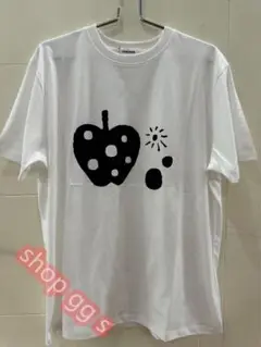 未使用 OHESHIO黒リンゴプリント Tシャツ