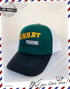 新品　50〜54cmキッズ　メッシュキャップ　男女兼用　グリーン