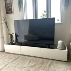 【送料込み】LOWYA ロウヤ テレビ台 ステンレス天板180cm