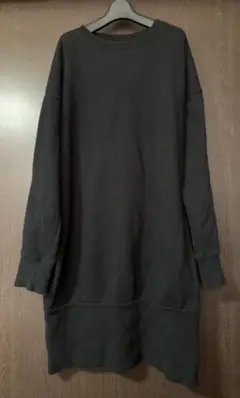ルカ購入 裏起毛スェットワンピース
