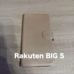 残り1点⭐️Rakuten BIG s スマホケース 手帳型 保護 ゴールド