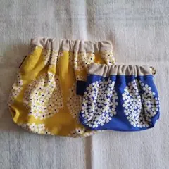 ✨手作り　バネ口金ポーチ　マチ付きポーチ　小物入れ　ハンドメイド✨