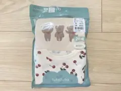 ベビー　futafuta クマ柄 シャツ肌着 80 2枚組