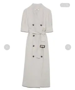 美品 SNIDEL トレンチタイトロングワンピース ivory