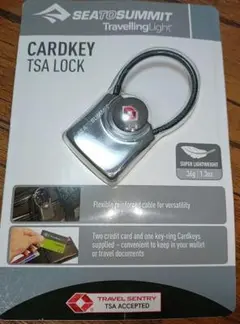 新品未使用 SEA TO SUMMIT CARDKEY TSA LOCK