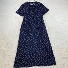 リズクレイボーン Liz claiborne 半袖ワンピース 花柄 32-96