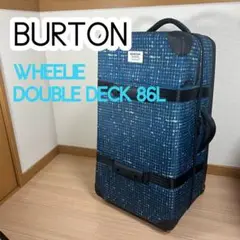 【美品】BURTON　86L　ウィーリーダブルデッキ　スーツケース BURTON バートン キャリーバッグ WHEELIE DOUBLE DECK 86L DBL
