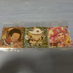 ロジャー 白ひげ リンリン ワンピースウエハースシール