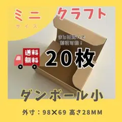 ミニ ダンボール箱 20枚セット