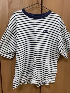 マルチボーダー柄OGゴリラプリントTシャツ　120