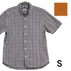 【美品】UNITED ARROWS 半袖シャツ チェック Sサイズ